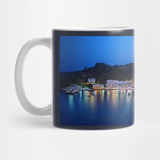 Night falling on Loutro Mug